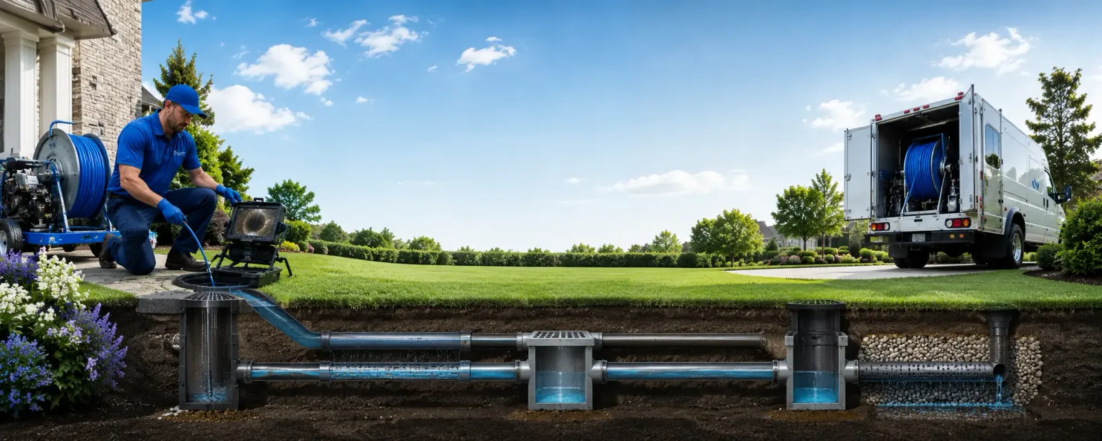 Outdoor drain cleaning information for Lovejoy, GA